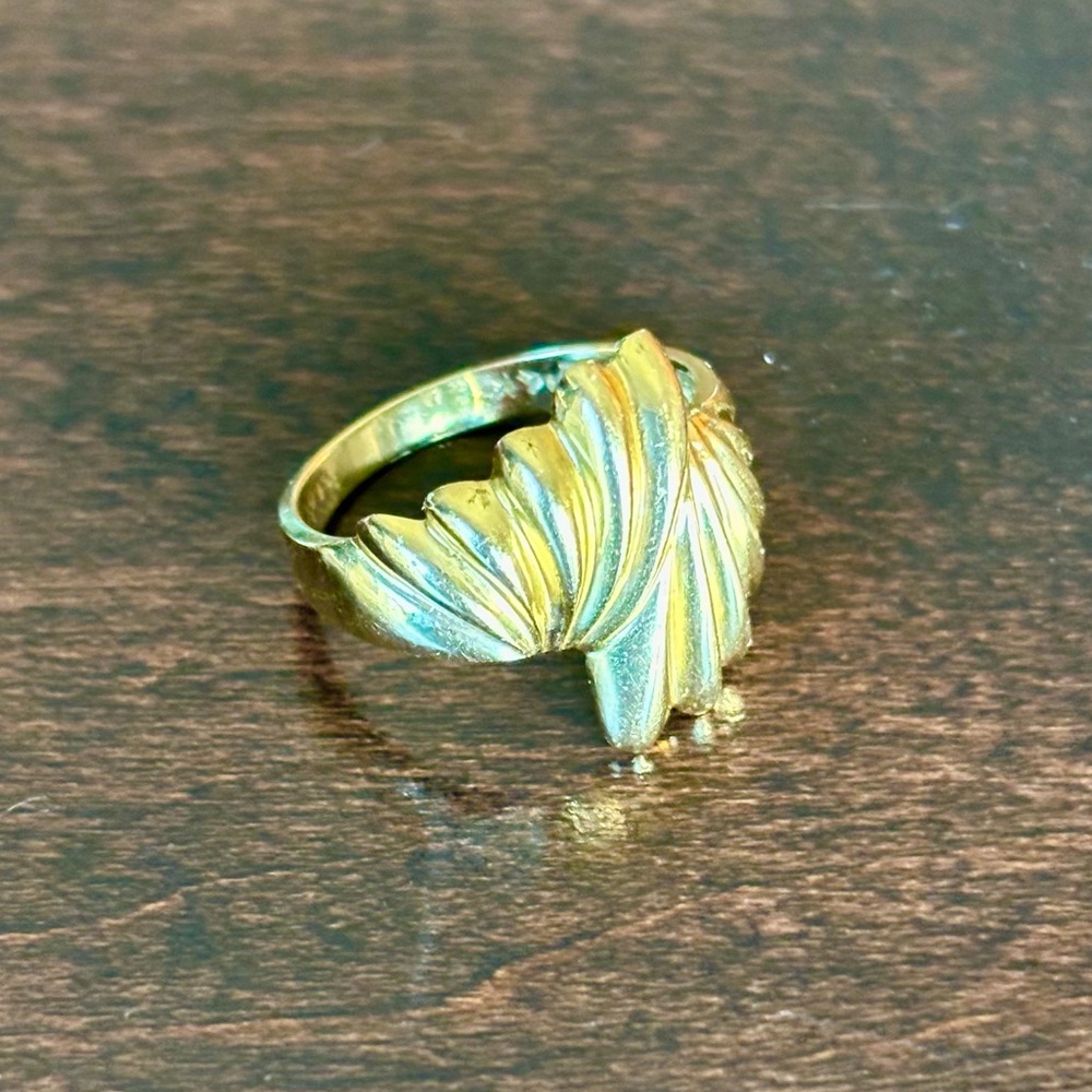 Solid 14k Gold Ring - image 2
